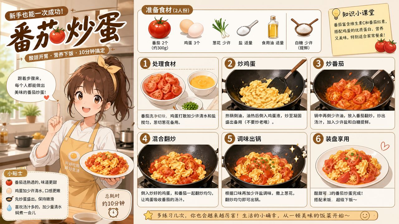 溏心美食动漫教程·家常菜动漫演示